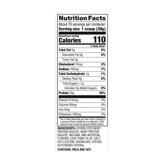 ISO 100 Hydrolyzed – 5 lbs / Sabores