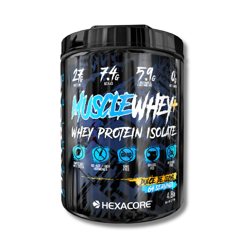 Muscle Whey ISOLATE – 4.8 lbs / 64 servicios, sabores
