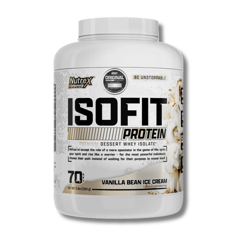 ISOFIT Protein Premium Dessert Whey ISOLATE – 5.4 lbs / 70 servicios, sabores