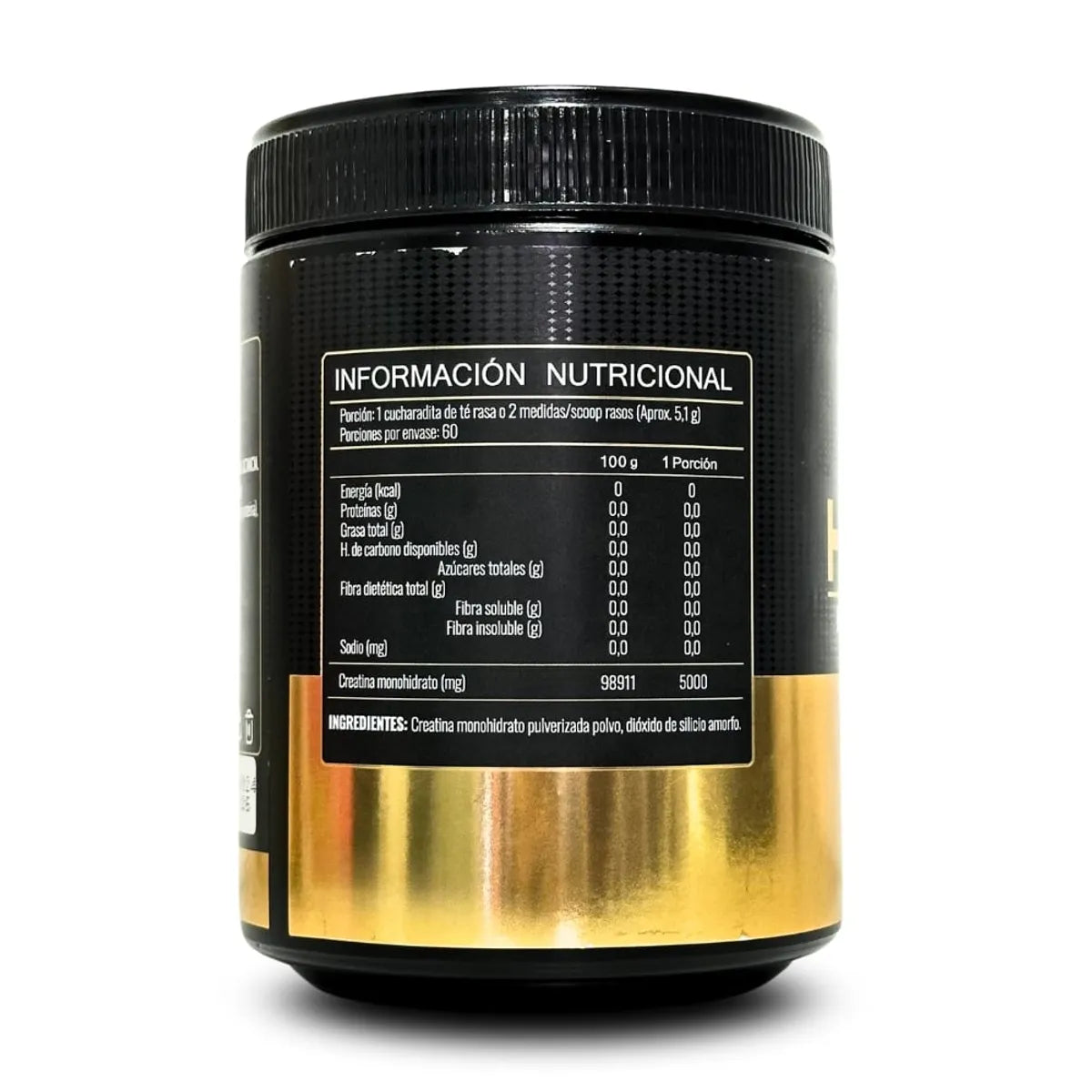 Creatina HQ5000 High Quality - 300 grs / 60 servicios, unflavored