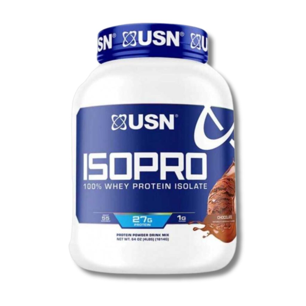 ISOPRO 100 Whey Protein Isolate 4 Lbs 55 Servicios Chocolate