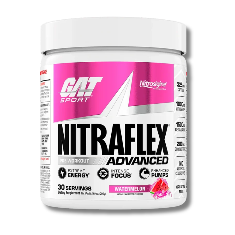 Nitraflex ADVANCED Pre-Workout USA - 297 grs / 30 servicios, sabores