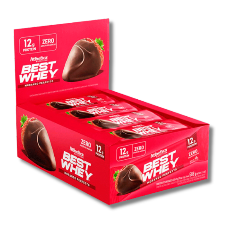 BEST WHEY ZERO 12 grs Protein Bar – 12 unidades / 49 grs, sabores