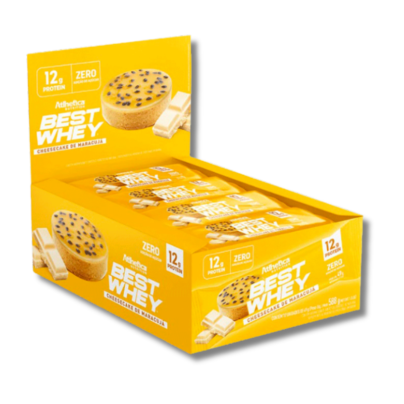 BEST WHEY ZERO 12 grs Protein Bar – 12 unidades / 49 grs, sabores