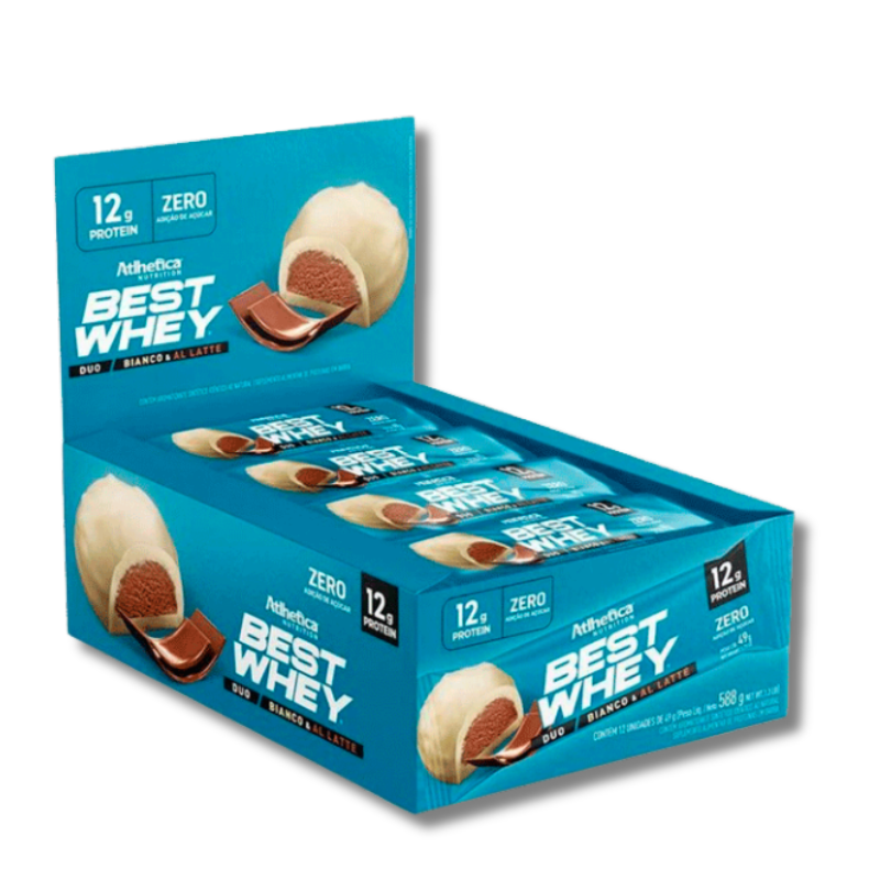 BEST WHEY ZERO 12 grs Protein Bar – 12 unidades / 49 grs, sabores