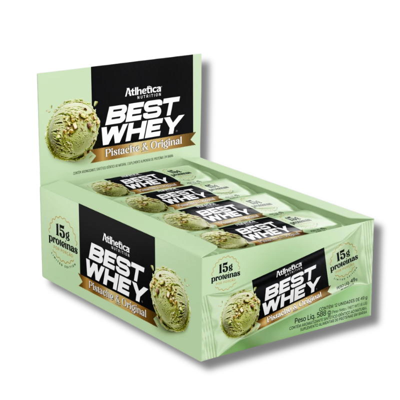 BEST WHEY ZERO 15 grs Protein Bar - 12 unidades / 62 grs, sabores