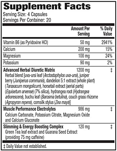 XPEL Diuretic USA - 80 caps / 20 servicios