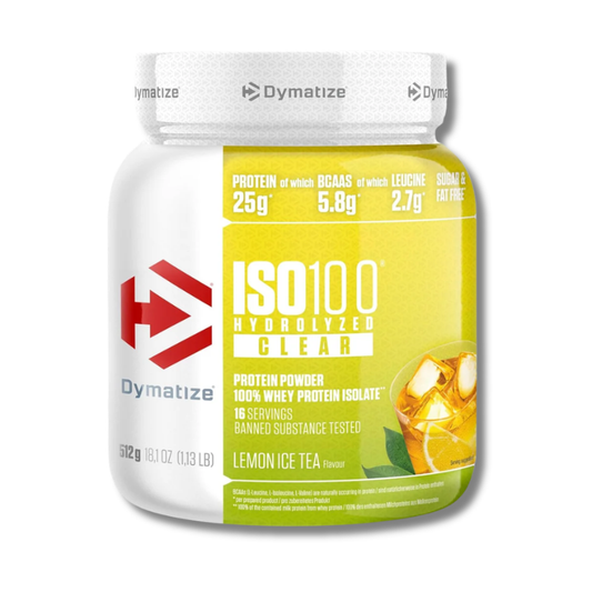 ISO 100 Hydrolyzed CLEAR - 1.13 lbs / 16 servicios, sabores (TEXTURA DE JUGO)