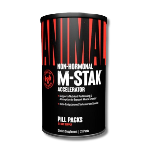 ANIMAL M-STAK Non-Hormonal ACELERATOR USA – 21 packs / 21 servicios
