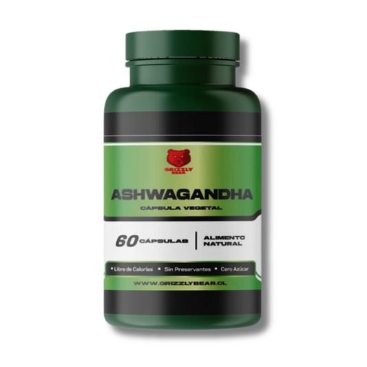 ASHWAGANDHA Cápsula Vegetal – 60 caps / 60 servicios