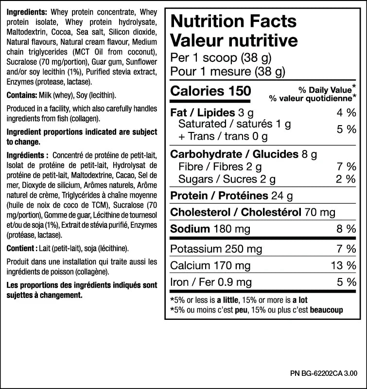 WHEY GOLD 100% Protein Shake Mix - 4 lbs / 48 servicios, sabores