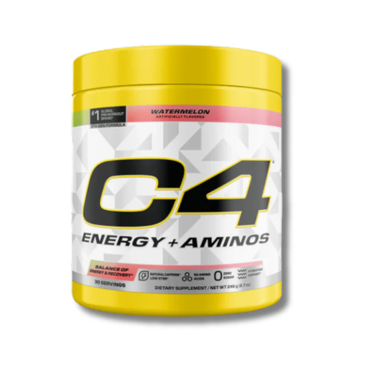C4 Energy + Aminos USA / 30 servicios / Sabores