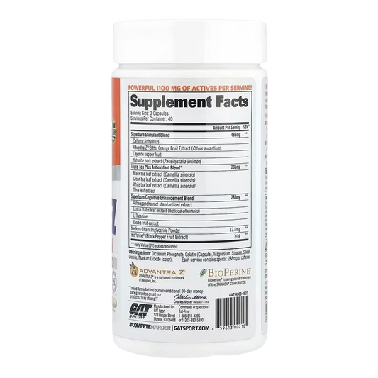 JETFUEL SuperBurn USA - 120 caps / 40 servicios