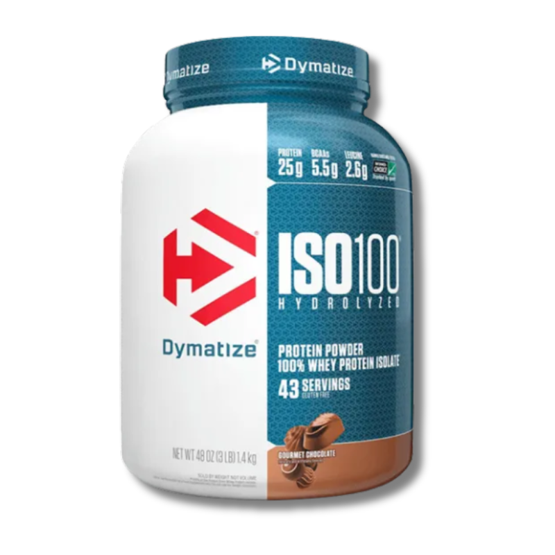 ISO 100 Hydrolyzed - 3 lbs / 42 servicios, gourmet chocolate