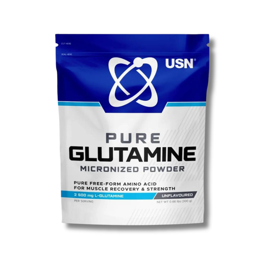 Pure GLUTAMINA Micronized POWDER – 300 grs / 120 servicios, unflavored