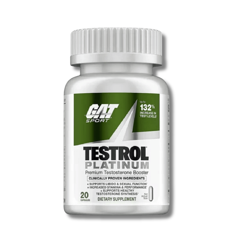 Testrol PLATINUM Premium Testosterone Booster USA - 60 caps / 30 servicios