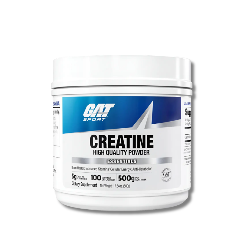 Creatina HIGH QUALITY MICRONIZED Powder Essentials - 500 grs / 100 servicios, unflavored