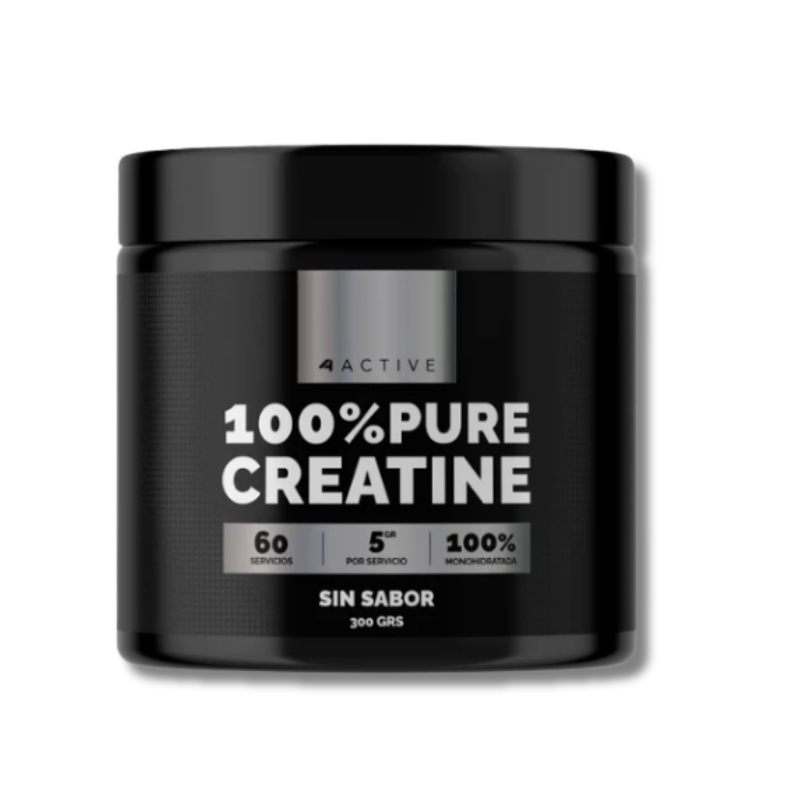 100% PURE Creatina - 300 grs / 60 servicios, unflavored
