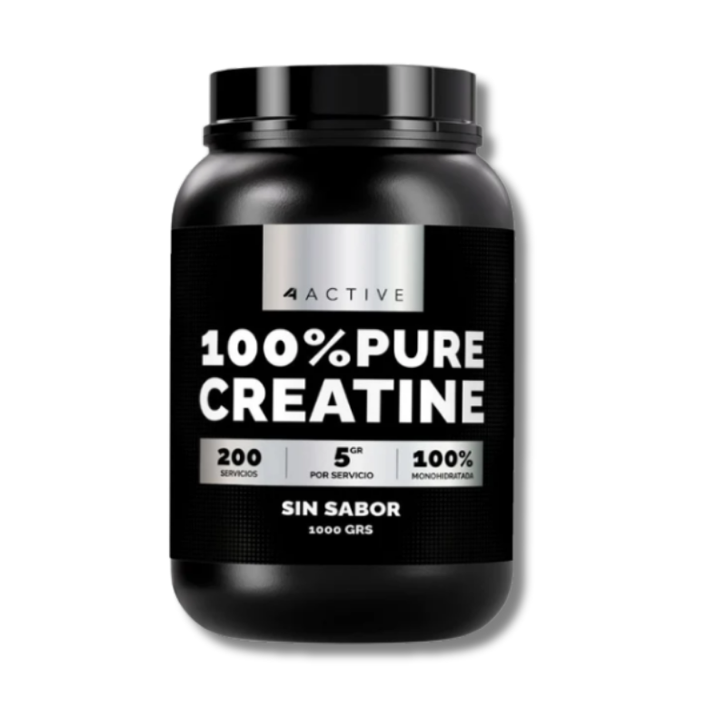 100% PURE Creatina - 1000 grs / 200 servicios, unflavored
