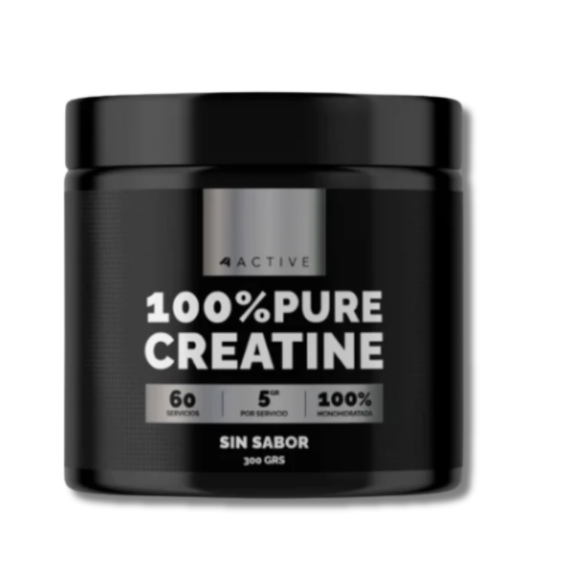 100% PURE Creatina - 300 grs / 60 servicios, unflavored