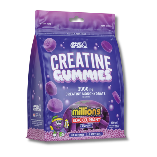 Creatina Monohydrate GUMMIES - 80 gomas / 20 servicios / Sabores