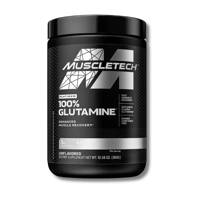 100% GLUTAMINA Platinum - 300 grs / 60 servicios, unflavored