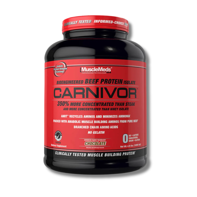 CARNIVOR Beef Protein - 4.2 lbs / 56 servicios, sabores