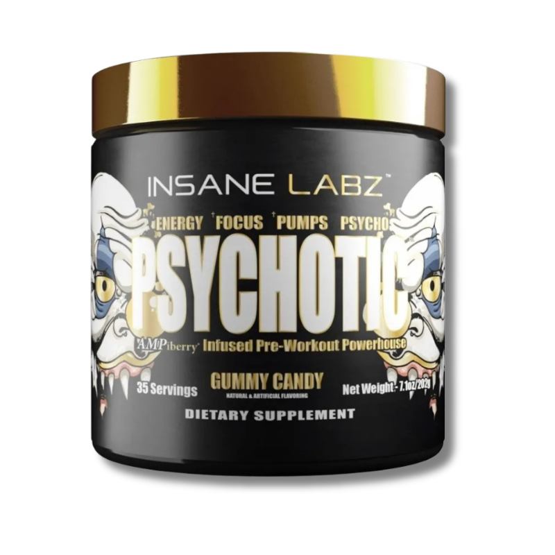 Psychotic GOLD Infused Pre-Workout USA / 35 servicios / Sabores