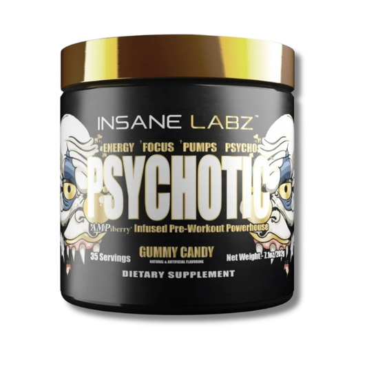 Psychotic GOLD Infused Pre-Workout USA / 35 servicios / Sabores