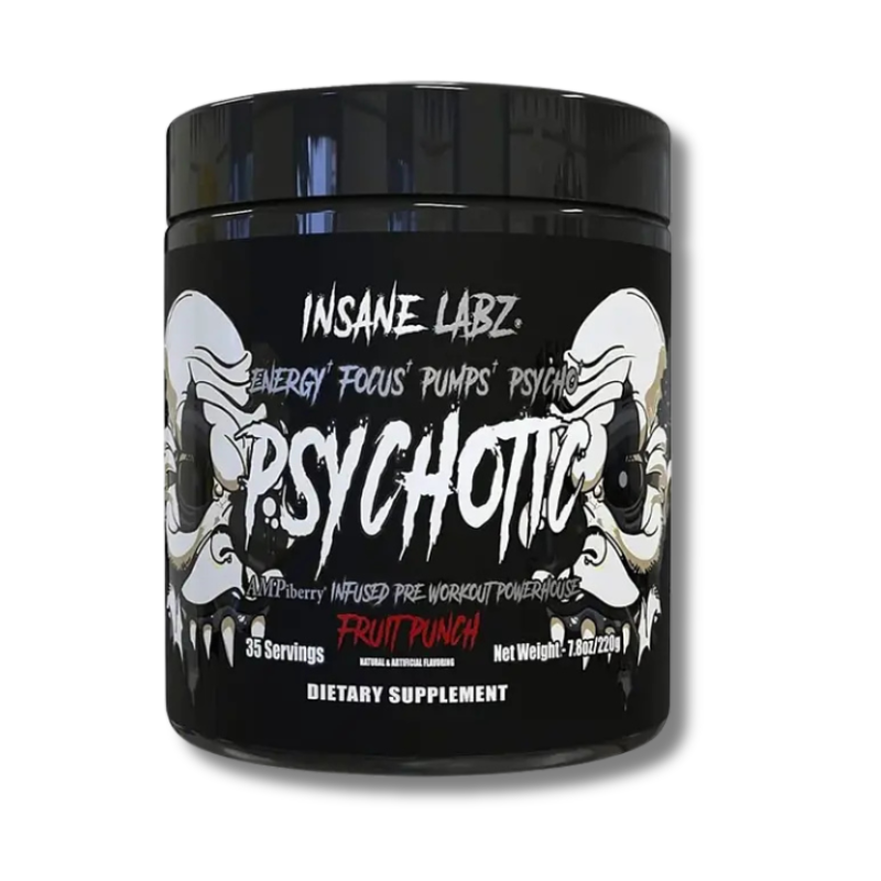 Psychotic BLACK Infused Pre-Workout USA / 35 servicios, sabores