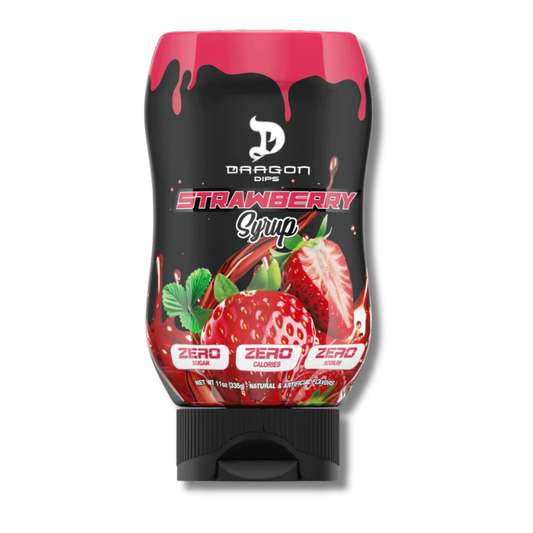 STRAWBERRY Syrup ZERO / Sodium / Calories / Sugar - 335 grs / 27 servicios