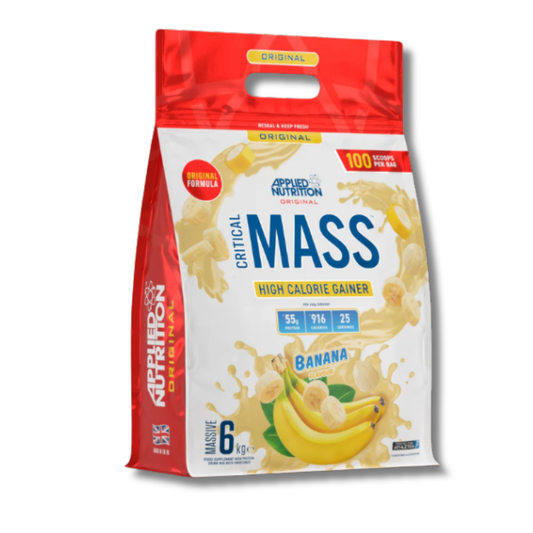 CRITICAL MASS high calorie gainer - 6 KG/ 25 servicios / Sabores