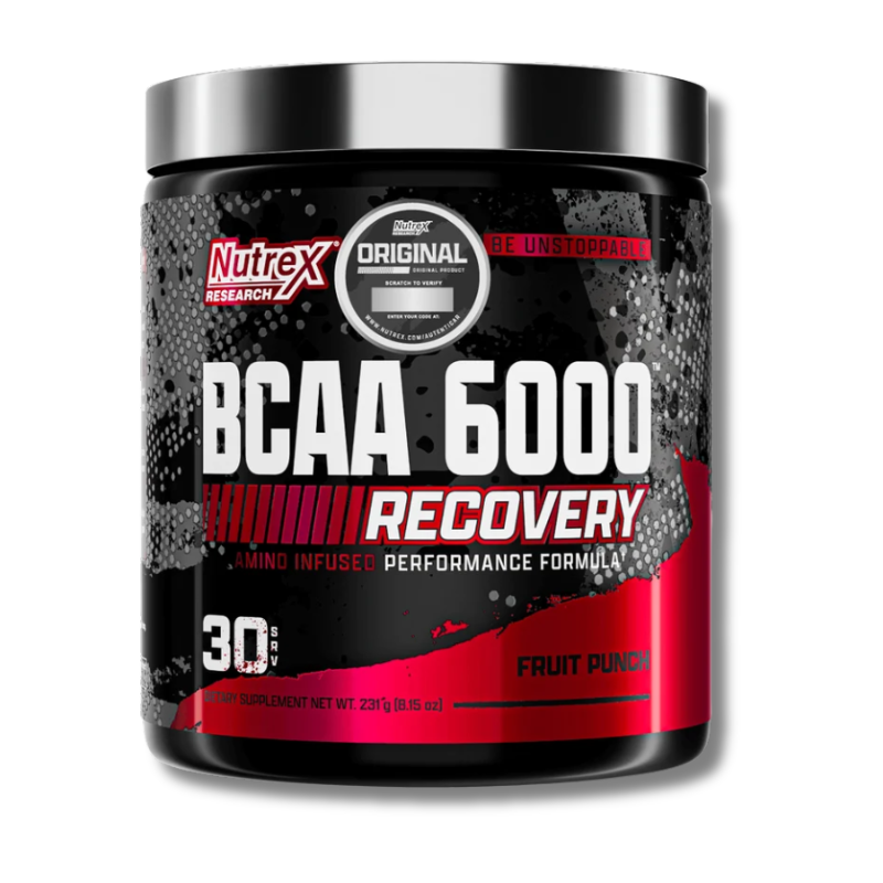 BCAA 6000 Recovery – 225 grs / 30 servicios, sabores