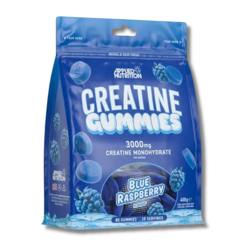 Creatina Monohydrate GUMMIES - 80 gomas / 20 servicios, sabores