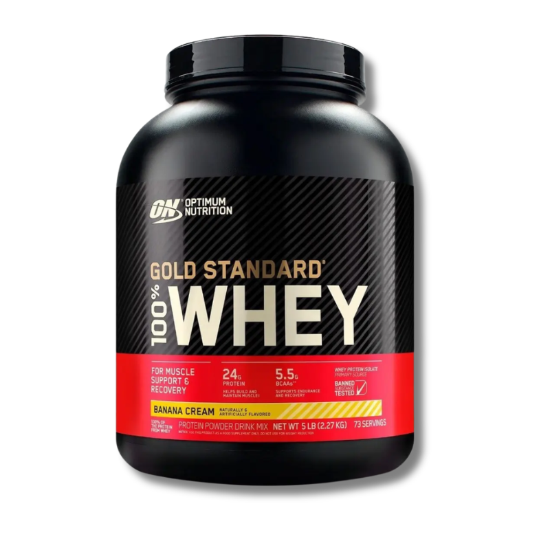 GOLD STANDARD 100% Whey – 5 lbs / 73 servicios, sabores