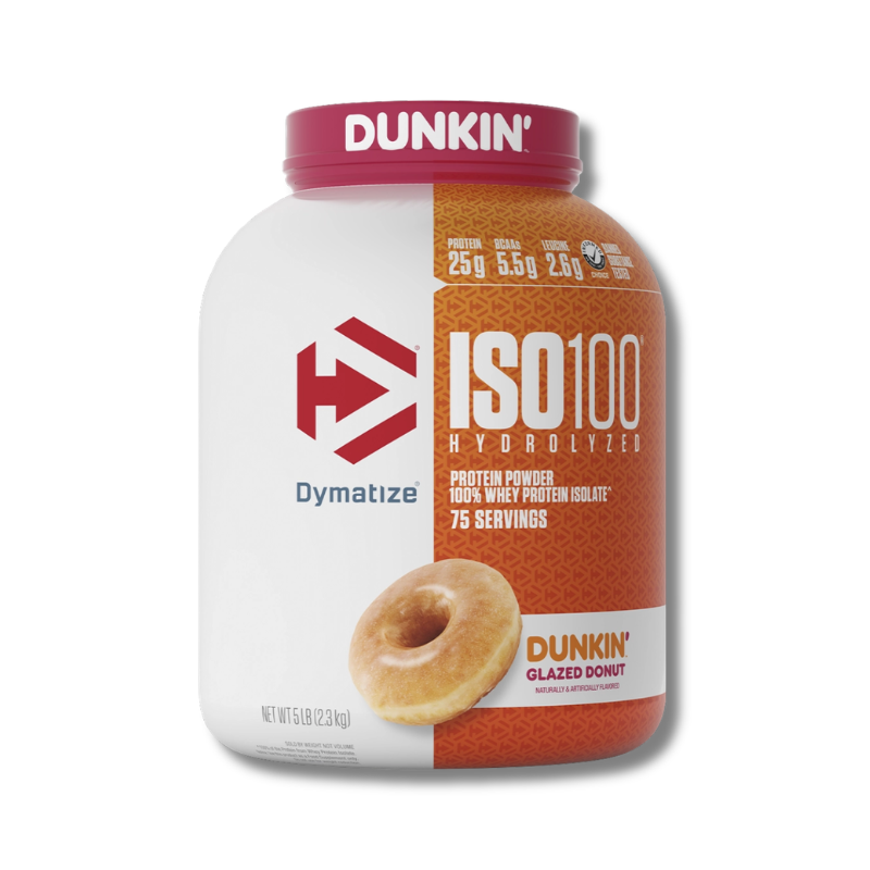 ISO 100 Hydrolyzed DUNKIN’ - 5 lbs / 75 servicios, sabores