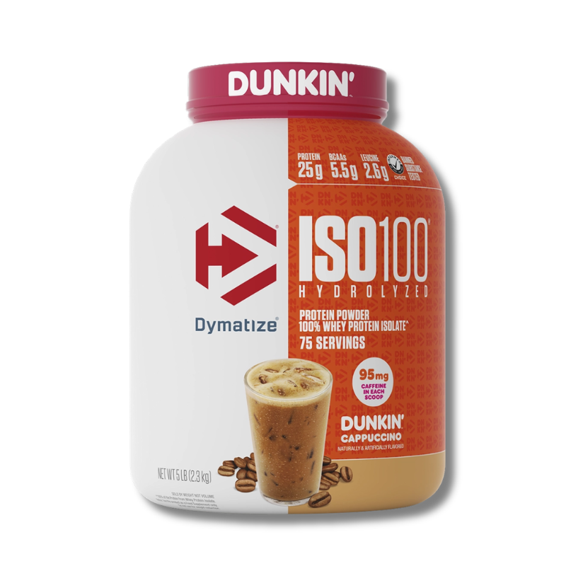ISO 100 Hydrolyzed DUNKIN’ - 5 lbs / 75 servicios, sabores