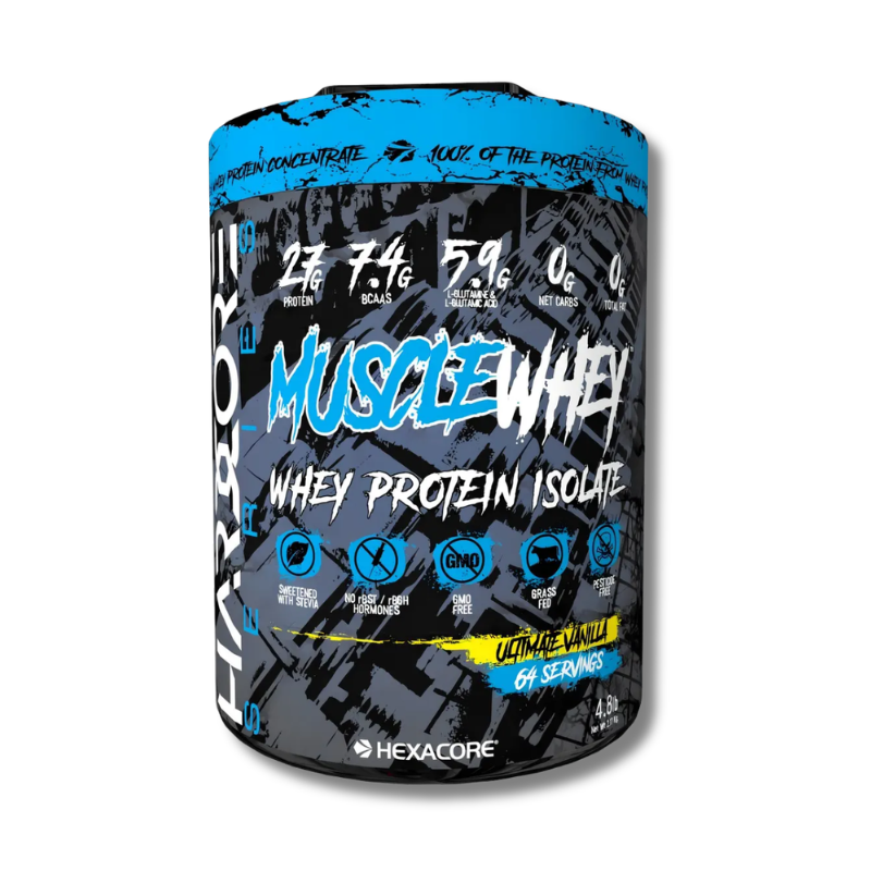 Muscle Whey ISOLATE – 4.8 lbs / 64 servicios, sabores