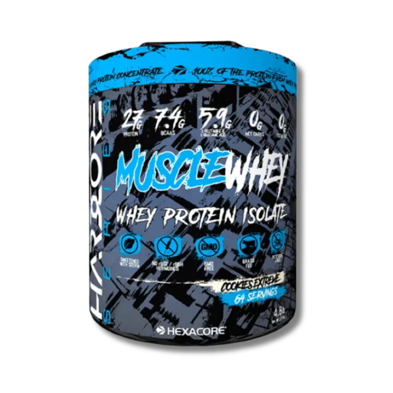 Muscle Whey ISOLATE – 4.8 lbs / 64 servicios, sabores