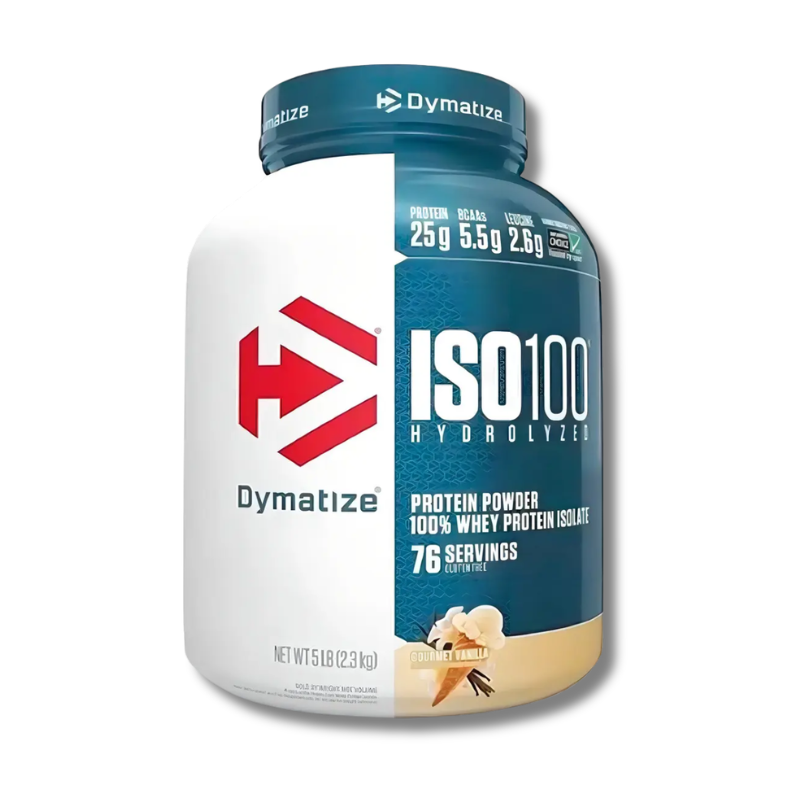 ISO 100 Hydrolyzed – 5 lbs / 75 servicios, sabores