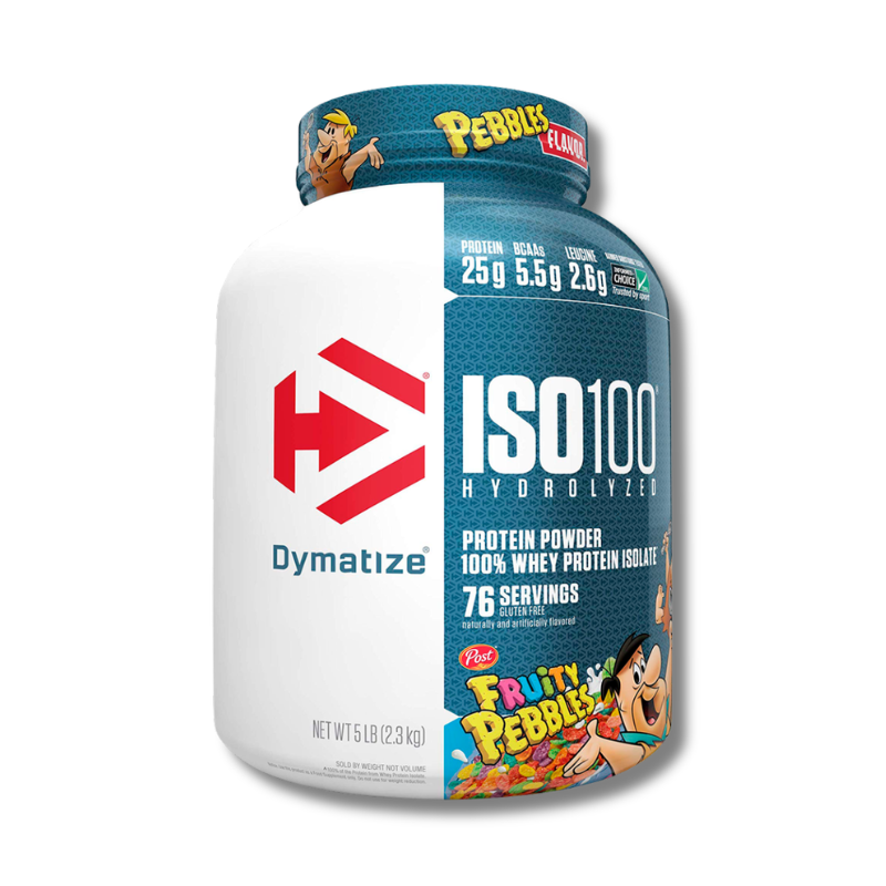 ISO 100 Hydrolyzed – 5 lbs / 75 servicios, sabores