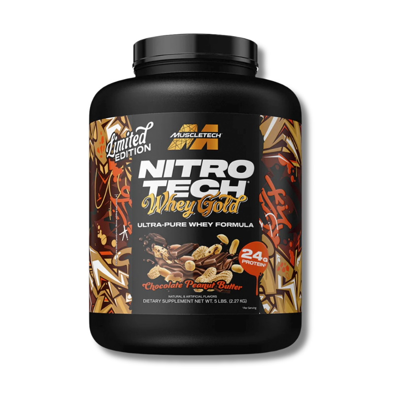 NitroTech 100% WHEY GOLD – 5 lbs / 69 servicios, sabores