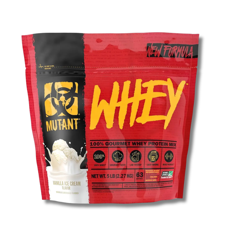 MUTANT Whey 100% Gourmet Protein MIX – 5 lbs / 60 servicios, sabores