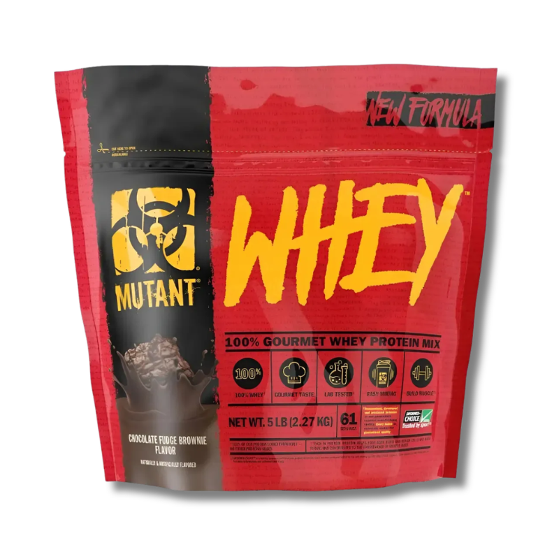 MUTANT Whey 100% Gourmet Protein MIX – 5 lbs / 60 servicios, sabores