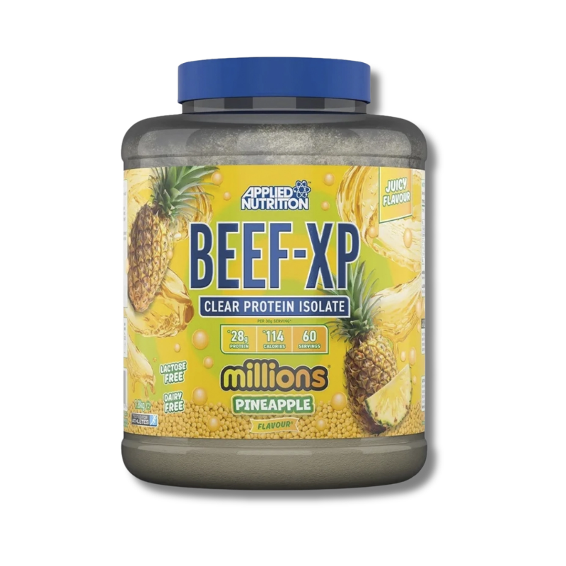 BEEF-XP Clear Protein ISOLATE – 1.8 kgs / 60 servicios (TEXTURA DE JUGO), sabores