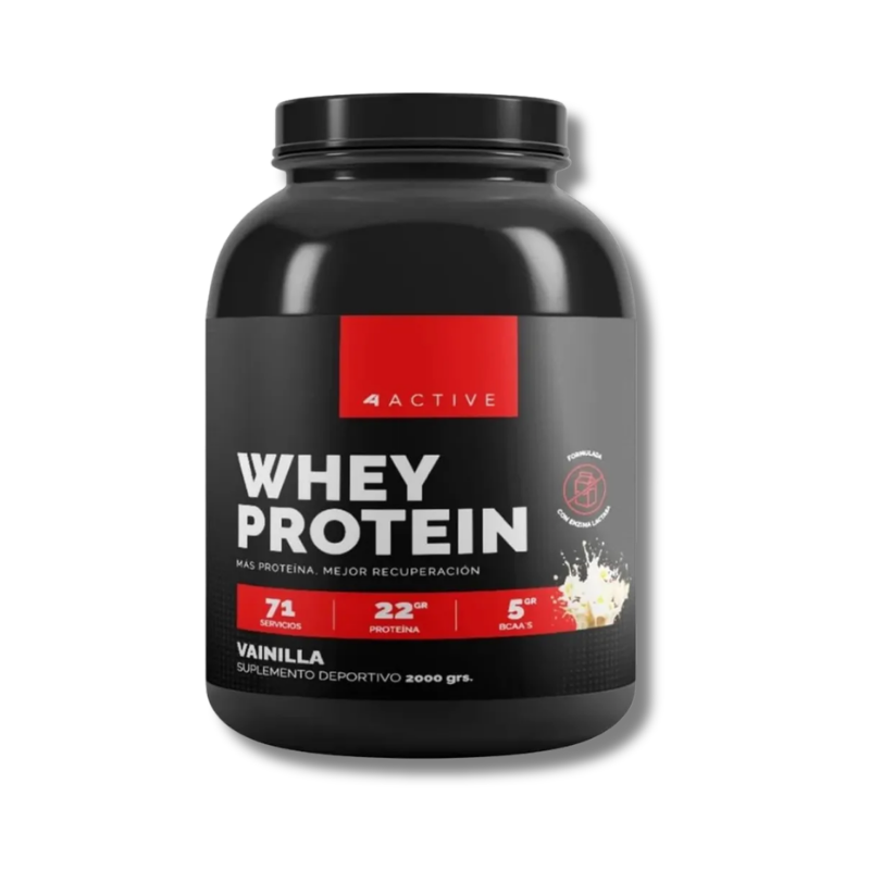 WHEY Protein (SIN Gluten / Lactosa / Azúcar) - 2000 grs / 71 servicios, sabores