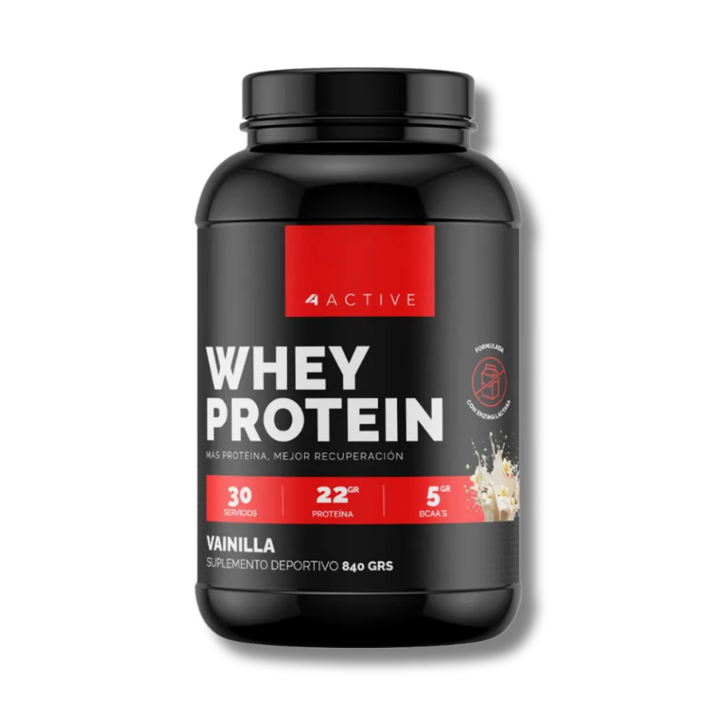 WHEY Protein (SIN Gluten / Lactosa / Azúcar) - 840 grs / 30 servicios, sabores