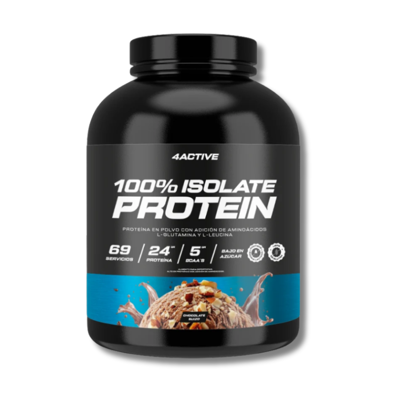 100% ISOLATE Protein (SIN Gluten / Lactosa / Azúcar) - 2000 grs / 69 servicios, sabores