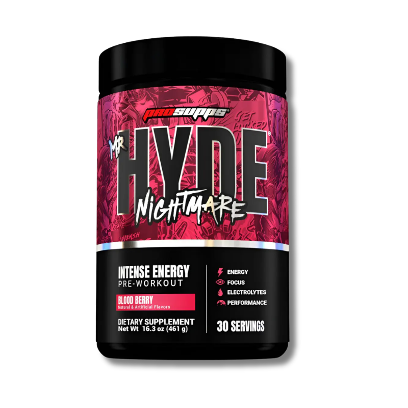 Mr Hyde NIGHTMARE Intense Energy PRE-WORKOUT - 407 grs / 30 servicios, sabores