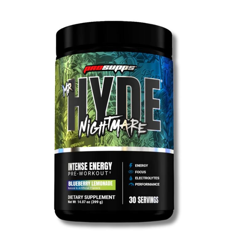 Mr Hyde NIGHTMARE Intense Energy PRE-WORKOUT - 407 grs / 30 servicios, sabores